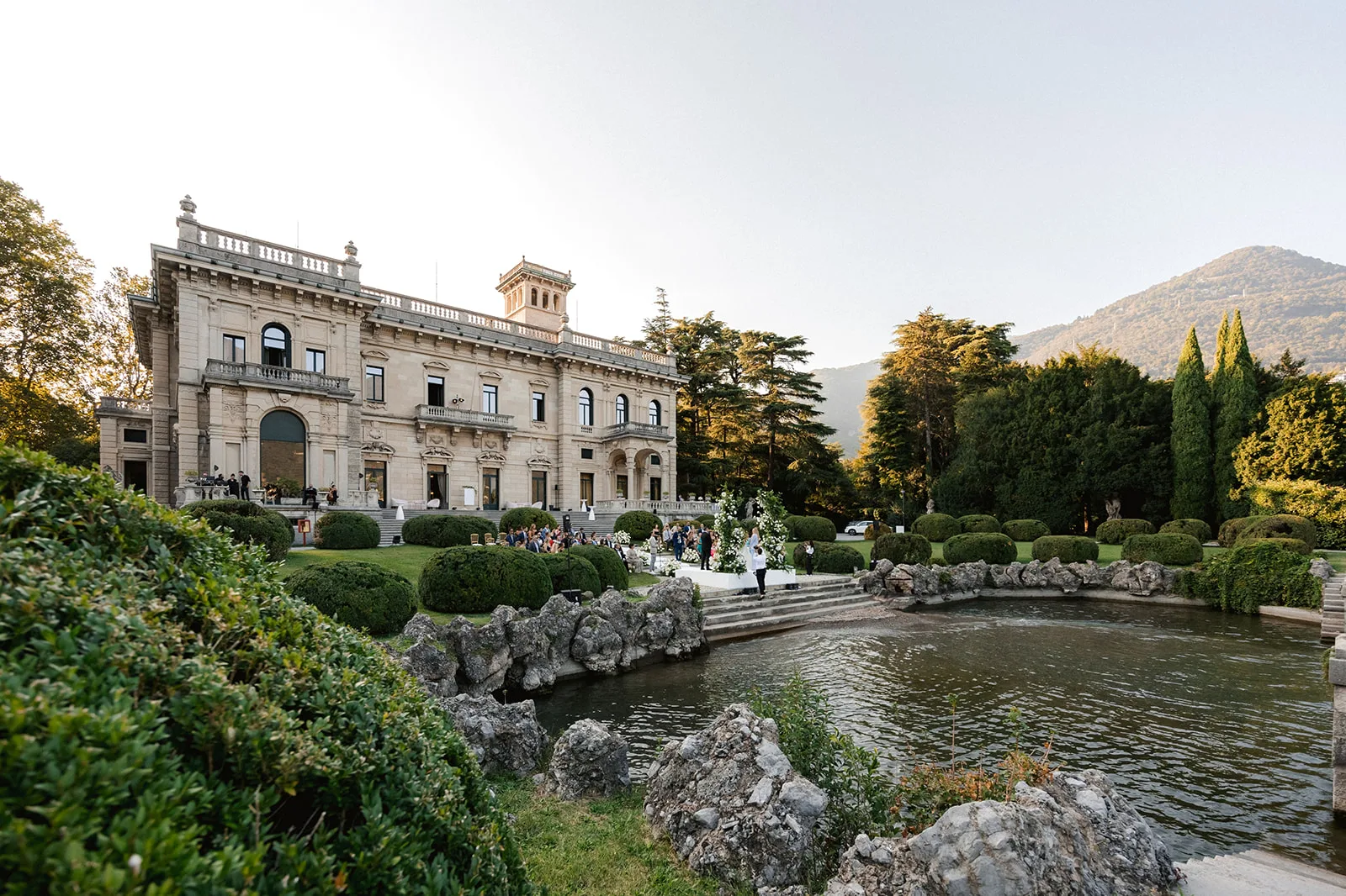 Luxury destination wedding at a historic Italian estate