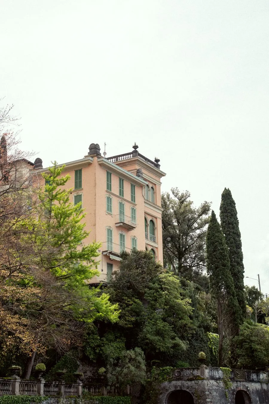 Historic villa above Lake Como