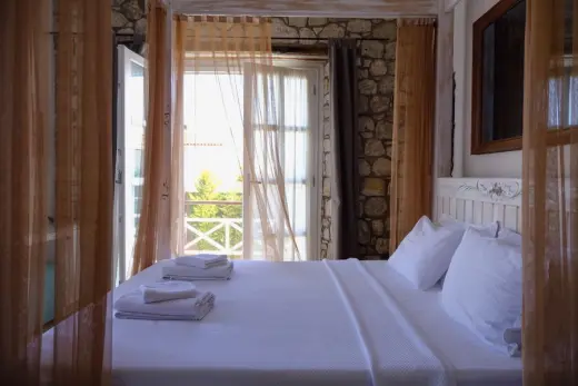Elegant guest suite with classic decor